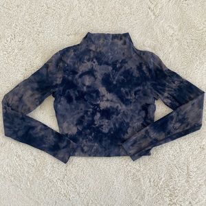 ❤️ Lululemon All Aligned Mock Neck Long Sleeve Shirt Diamond Dye Rulu Size 6 New